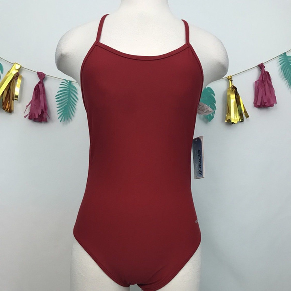 Sporti Other - NWT Sporti one-piece red swimsuit sz-L